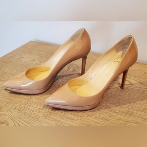 Christian Louboutin Pigalle Plato 120 Patent Calf Heels